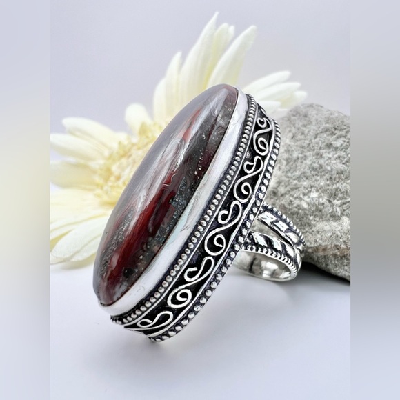 CRAZY LACE AGATE RING - Picture 7 of 9
